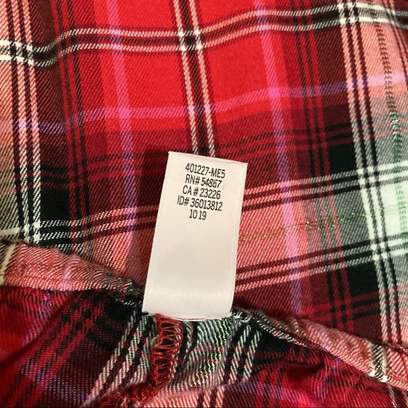 VICTORIA’S SECRET Flannel Sleep Shirt and Pants Set size:XS/XP - Picture 12 of 12